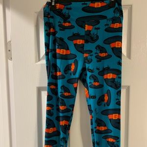 Lularoe witch hat leggings OS